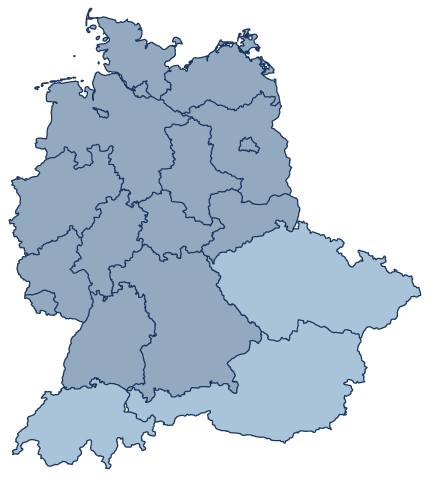 Standortkarte Versino Group